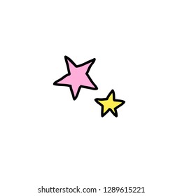 stars doodle icon
