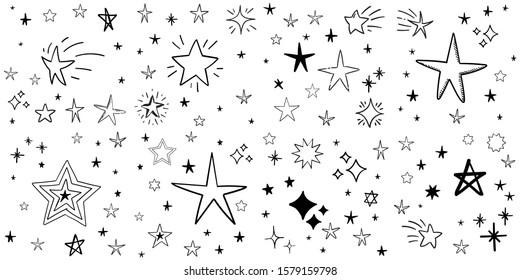 Hand Drawn Stars High Res Stock Images Shutterstock