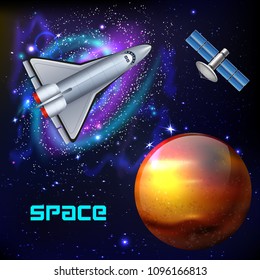 Stars Exploration Realistic Background