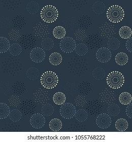 Stars explosion fire work seamless pattern. Suitable for screen, print and other media.