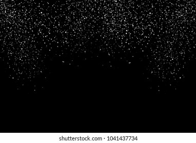 Stars fade textured, starry falling down scatter glitter silver white metal gradient shiny space and galaxy concept abstract background