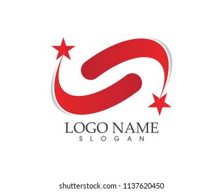 Stars faster logo template vector icons