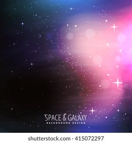 stars filled universe background