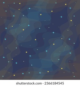 Stars Fog Night Sky Vector Horoscope Lunar Astrology Mystical Abstract Background.jpg