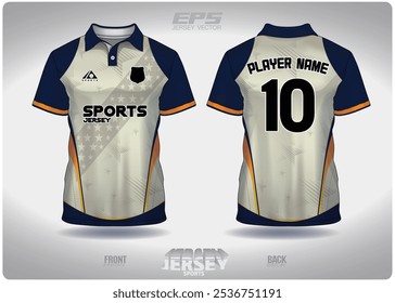 stars galaxies gray blue pattern design, illustration, textile background for sports t-shirt, football jersey shirt mockup for football club. consistent front view