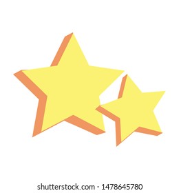 stars galaxy universe icon isolated cartoon vector illustration graphic design