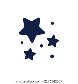 stars glyph icon design vector image