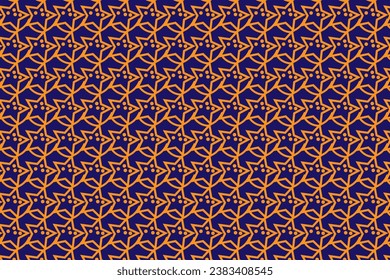 Patrón sin fisuras de color dorado de estrellas. Ilustración del vector .eps 10