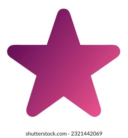 Diseño de vectores de arte gradiente de estrellas