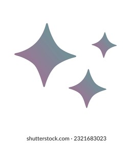 Diseño de vectores de arte gradiente de estrellas
