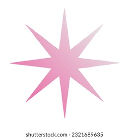 Diseño de vectores de arte gradiente de estrellas