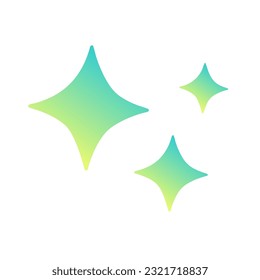 Diseño de vectores de arte gradiente de estrellas
