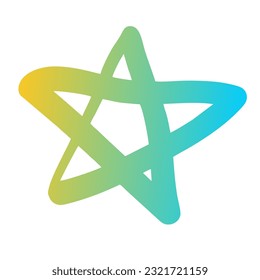 Stars Gradient Art Vector Design