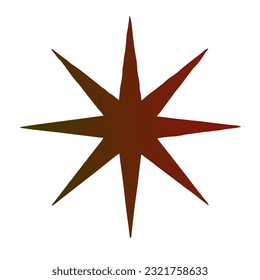 Diseño de vectores de arte gradiente de estrellas