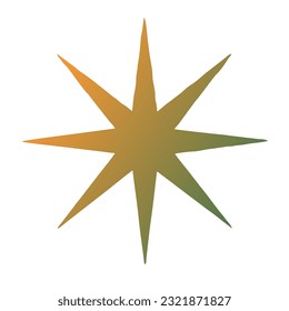 Diseño de vectores de arte gradiente de estrellas