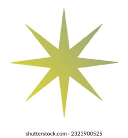 Diseño de vectores de arte gradiente de estrellas