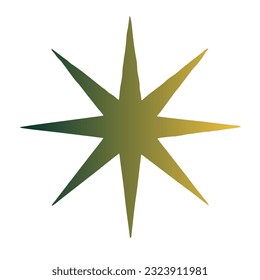 Diseño de vectores de arte gradiente de estrellas