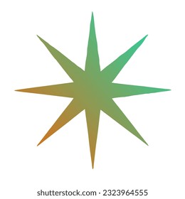Diseño de vectores de arte gradiente de estrellas