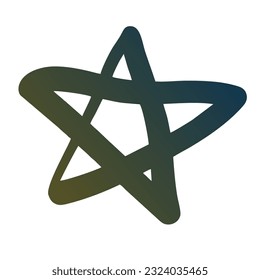 Diseño de vectores de arte gradiente de estrellas