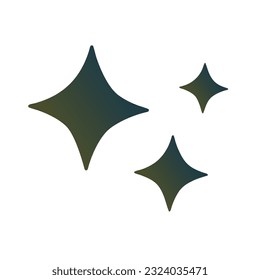 Diseño de vectores de arte gradiente de estrellas