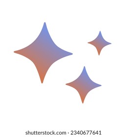 Stars Gradient Art Vector Design