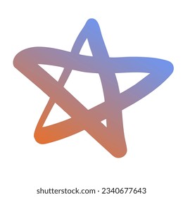 Stars Gradient Art Vector Design