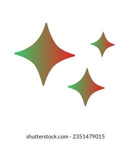Diseño de vectores de arte gradiente de estrellas