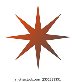 Diseño de vectores de arte gradiente de estrellas