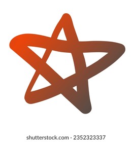 Diseño de vectores de arte gradiente de estrellas