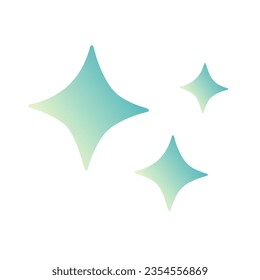 Diseño de vectores de arte gradiente de estrellas