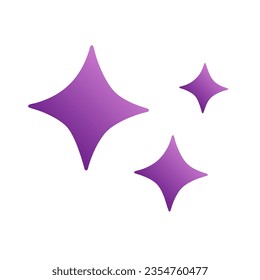 Diseño de vectores de arte gradiente de estrellas