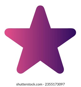 Diseño de vectores de arte gradiente de estrellas
