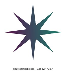 Stars Gradient Art Vector Design