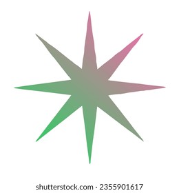 Diseño de vectores de arte gradiente de estrellas