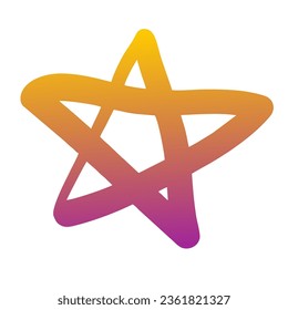 Stars Gradient Art Vector Design