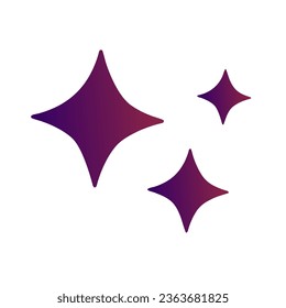 Stars Gradient Art Vector Design