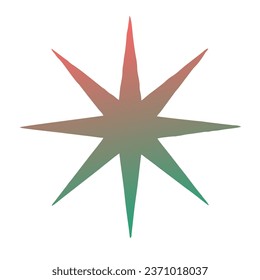 Sterne Farbverlauf-Vektordesign