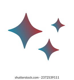 Stars Gradient Art Vector Design