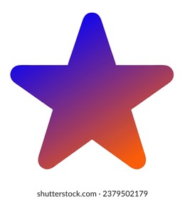 Stars Gradient Art Vector Design