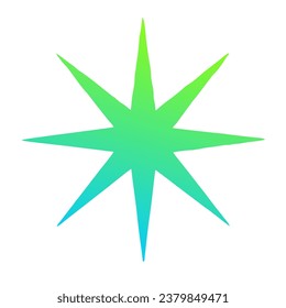 Diseño de vectores de arte gradiente de estrellas