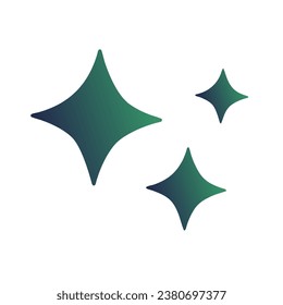 Diseño de vectores de arte gradiente de estrellas