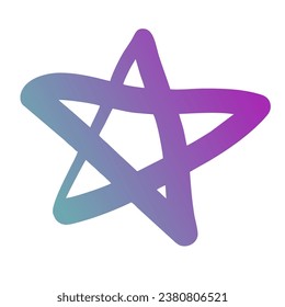 Stars Gradient Art Vector Design