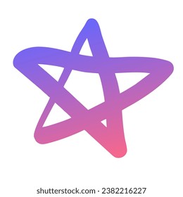 Stars Gradient Art Vector Design