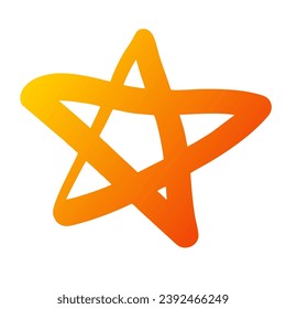 Diseño de vectores de arte gradiente de estrellas