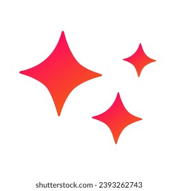Diseño de vectores de arte gradiente de estrellas