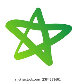 Diseño de vectores de arte gradiente de estrellas