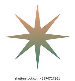 Sterne Farbverlauf-Vektordesign