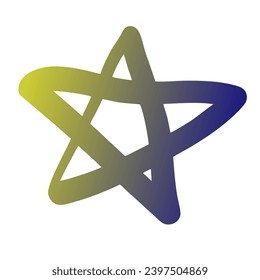 Sterne Farbverlauf-Vektordesign