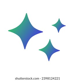 Diseño de vectores de arte gradiente de estrellas