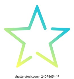 Diseño de vectores de arte gradiente de estrellas